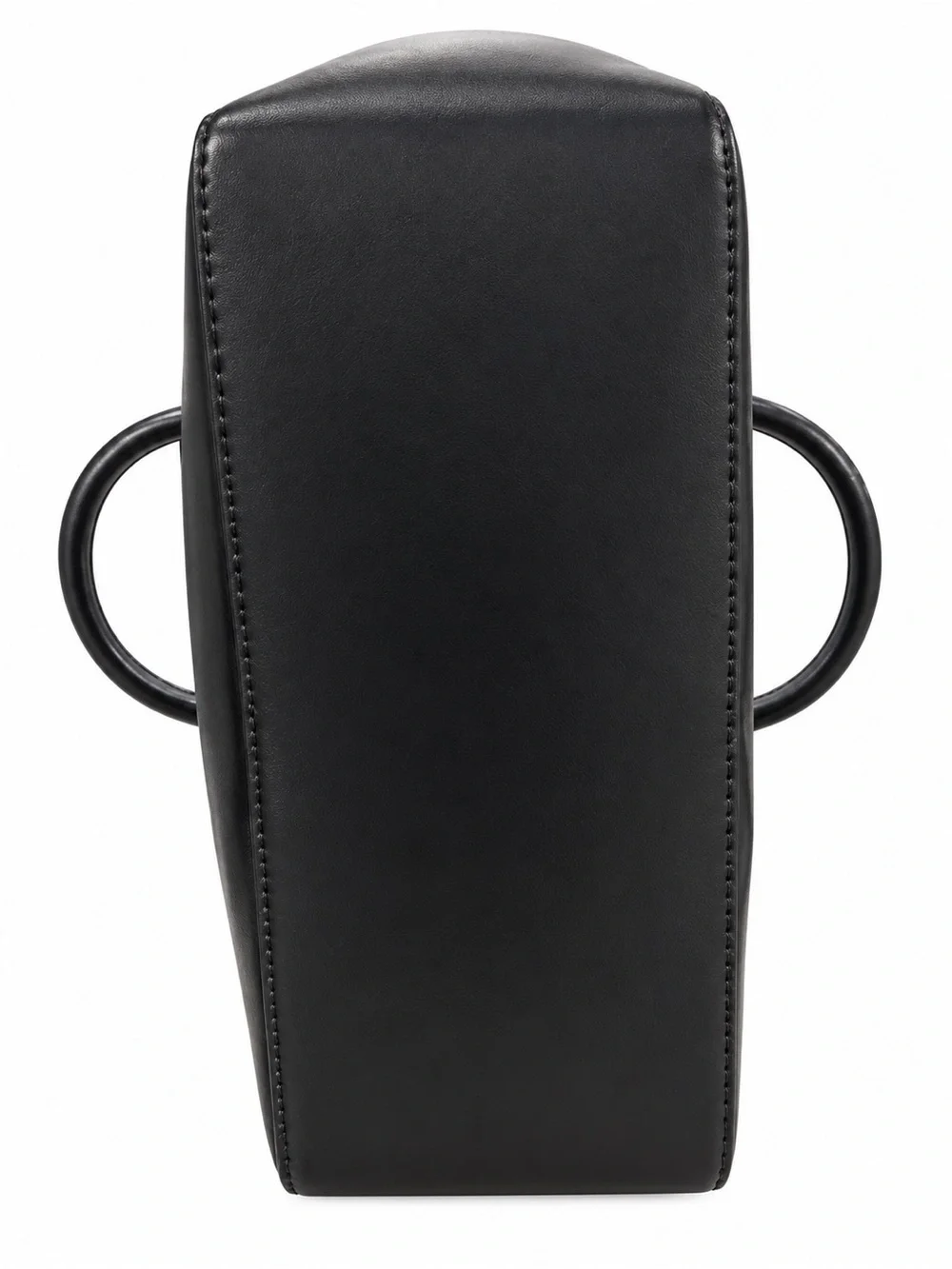 A New Day Black Dome Satchel Handbag Gold Hardware